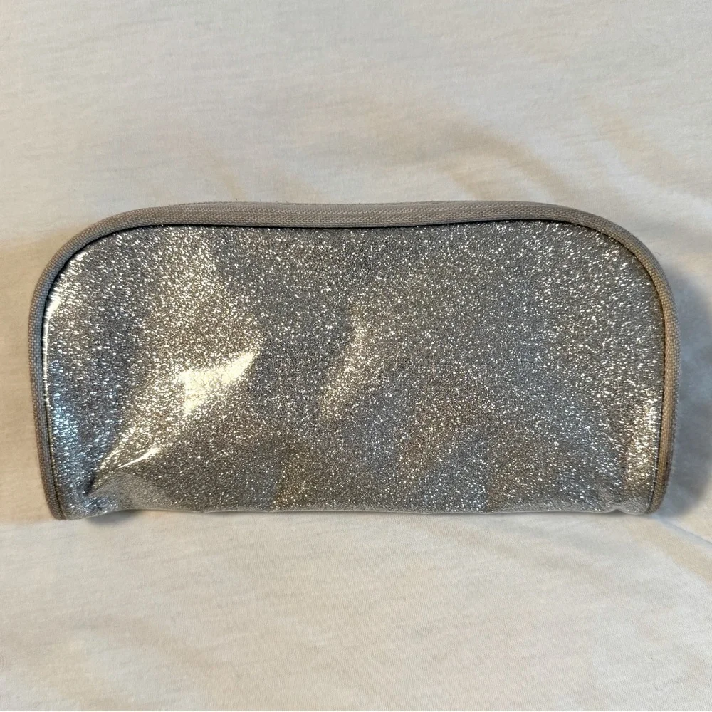 Silver Glitter Deluxe Pencil Pouch